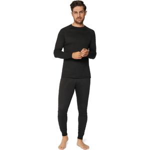 DANISH ENDURANCE Thermoset voor Dames & Heren - Gerecycelde Materialen - Thermokleding - Zwart - Maat L