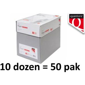 Quantore Economy Kopieerpapier - 50 x pak 500 vel - 80 gr - wit - businesspack