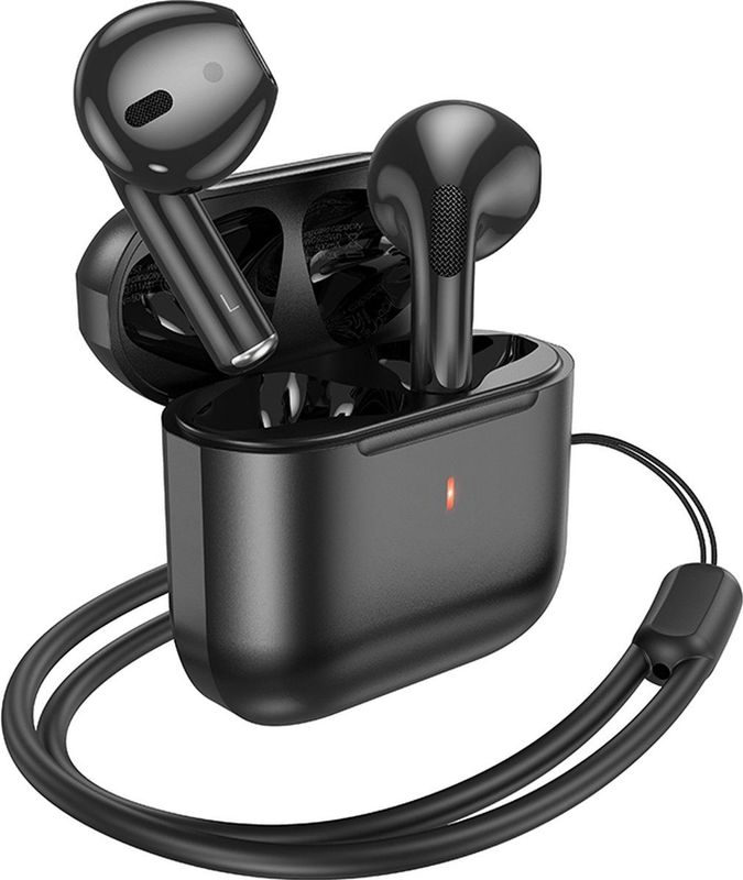 Hoco Oortjes Draadloos - Bluetooth oordopjes - 4 uur - BT 5.3 - Zwart