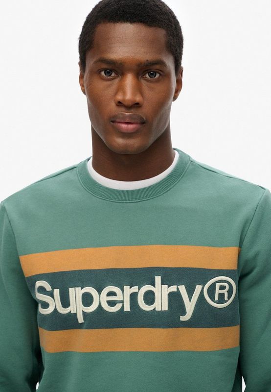 Superdry - Core Logo Stripe - Sweatshirt - Relaxte Pasvorm