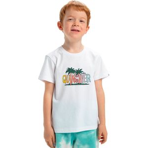 Quiksilver Sunny Palms T-shirt Met Korte Mouwen Wit 24 Months Jongens