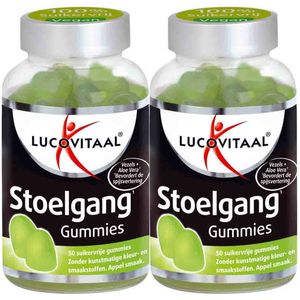 2x Lucovitaal Gummies Stoelgang 50 gummies