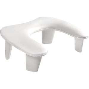 Guardian Beauty Nagelarmsteun - Opvouwbare U-vormige - Leren - Handkussen - Wit - Nagelstylisten en Salons