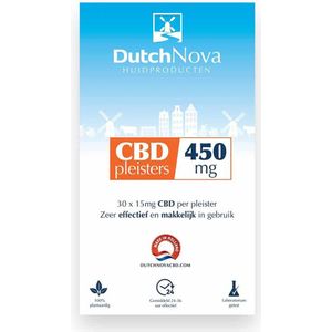 CBD Pleisters 450mg Dutch Nova - 30 x 15mg - Cannabidiol