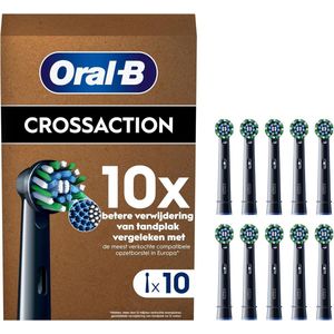 Opzetborstels voor Elektrische Tandenborstels - 10 Stuks, Zwart, Perfect voor Diepe Reiniging