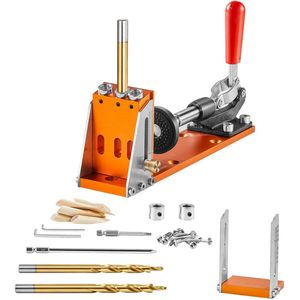 VEVOR - Pocket Hole Jig Kit - Drie Pocketgaten - voor Houtbewerking en Aluminium