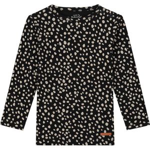 Prénatal peuter shirt rib - Meisjes Kleding - Night Black - Maat 80