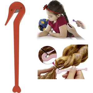 Cabantis® Elastiekmesje - Elastiekjes - Haarelastiekjes - 1x Rood