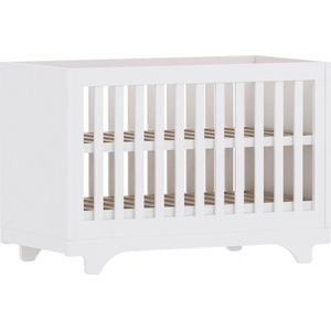 Cabino Baby Bed / Ledikant Rome 60x120 cm Verstelbare Bodem - Wit