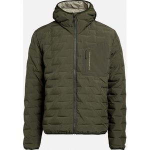 The Mountain Studio Reversible light hood jacket 1043 forest green seneca rock S