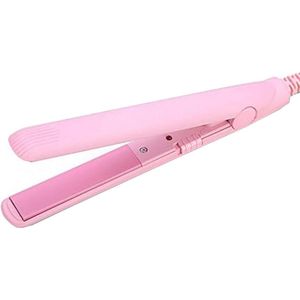 2-in-1 Mini Stijltang en Krultang voor Kort Haar en Pony - Draagbaar en Keramisch