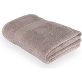 Tiseco Home Studio - Eden - Douchelaken - Taupe - 100 x 150 cm