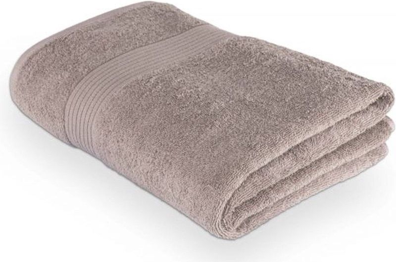 Tiseco Home Studio - Eden - Douchelaken - Taupe - 100 x 150 cm