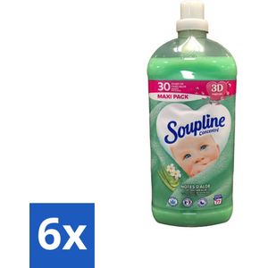 Soupline - Wasverzachter - Aloë Vera Concentraat - 77 Wasbeurten - Voordeelverpakking - 6 stuks