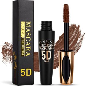 MAXFINE |Bruine Mascara | Verlengende Mascara | Waterproof mascara | Volume mascara | Lengte mascara | Mascara voor langere wimpers| tube mascara | tubing mascara | Volum Express Magnum | Waterproof Mascara | 5D Technologie |Bruin