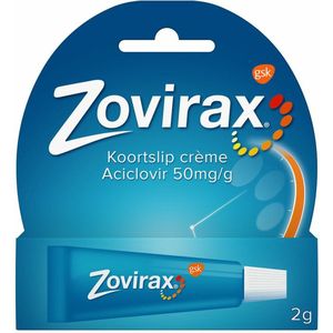 Zovirax Koortslipcrème Aciclovir 50mg/g Tube - 3 x 2 gram