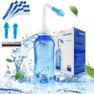 Neti Pot Sinus Spoel Kit - neusspoel sinus spoelen - neusirrigatie - Nasale Wash - 30 Pakketten Zouten