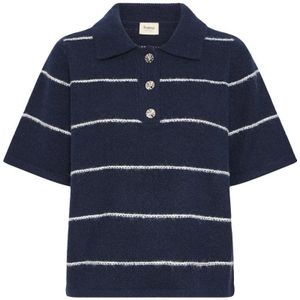 fransa - FRKENDRA PU 1 - Dames - Truien - Blauw