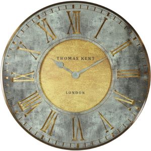 Thomas Kent - Wandklok Florentine Star Marmer Groen - 74cm Rond