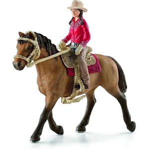 Schleich Western ruiter 42112 - Paard Speelfiguur - Horse Club - 15 x 8,5 x 15 cm