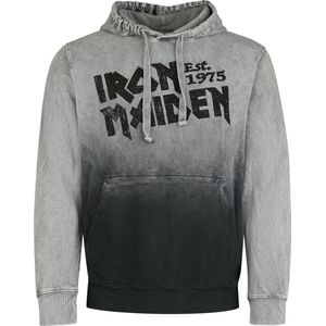 Iron Maiden Eddie Scream Heren Trui met capuchon - grijs - XXL