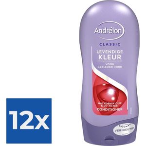 Andrélon Conditioner Levendige Kleur 300 ml - Voordeelverpakking 12 stuks