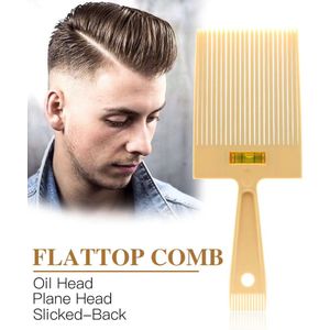 Actie4you® - Professionele Platte Haarkam – Kapperskam - Knipkam - Texturizing kam - Grote Kam - Beige