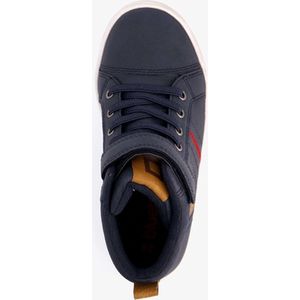 Blue Box hoge jongens sneakers bruin blauw - Maat 28 - Uitneembare zool