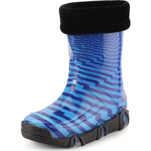 Ladeheid Kinder Regenlaarzen - Gevoerd Rubberen met Manchet Waterdichte - PVC - LA-ZT-Szuwarek2021 - Muster-56 - 21/22