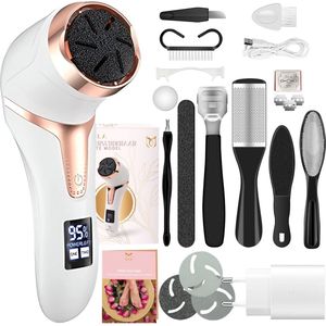 Movela - Elektrische Eeltverwijderaar - Professionele Eelt Verwijderaar Set - IPX7 Waterbestendig