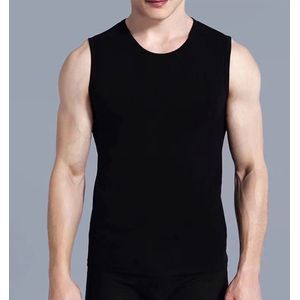 Corrigerend Hemd Mannen - Tanktop met ronde hals en brede schouders - 3 stuks - Tanktop - Ademende strakke tanktop - Workout - Effen kleur zonder mouwen - Zeer rekbaar - Casual - Thuiskleding - XL