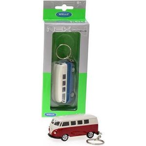 WELLY 1:60 auto sleutelhanger Volkswagen bus VW T1 | 2 stuks