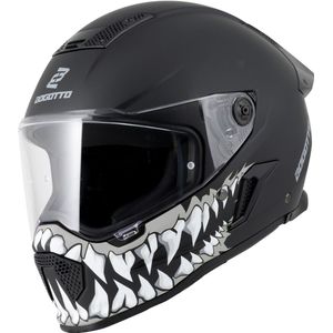 Bogotto Rapto Jaws Zwart Grijs Integraalhelm - Maat L - Helm