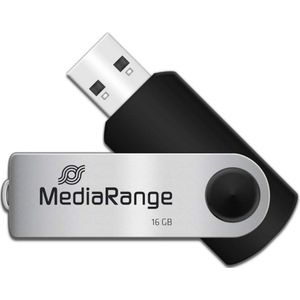 USB Flash Drive 16 GB - Zwart/Zilver