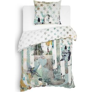 Dekbedovertrek - Katoen - Wit - 240x220 cm