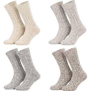 Noorse sokken voor dames en heren van schapenwol - warm en comfortabel - verkrijgbaar in meerdere maten