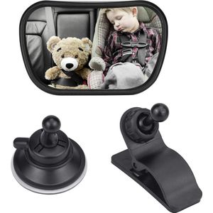 Autospiegel Baby Verstelbaar - Achterbank Spiegel Baby - Achteruitkijkspiegel XL - Baby Spiegel Auto