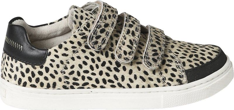 Vertbaudet Fantasie meisjessneakers van leer met klittenband