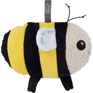 Fashy warmteknuffel bij 22x18 cm - opwarmknuffel - magnetronknuffel bij met uitneembare vulling - knuffel bij