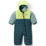 Columbia - Powder Lite Ii - Reversible Overall - Groen - 6-12 Maanden - Jongens, Meisjes