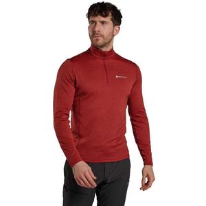 Montane Dart Sweatshirt Met Halve Rits Rood S Man