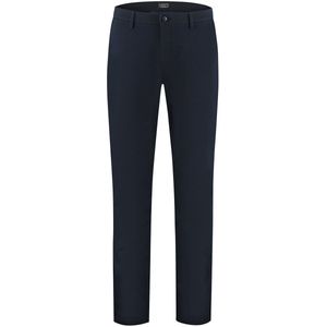 GENTS - Chino stretch structuur - Polyblend - Navy - Maat 46/M