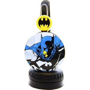 Batman - Hero Face - kinder koptelefoon - volumebegrenzing - verstelbaar (3-8j)