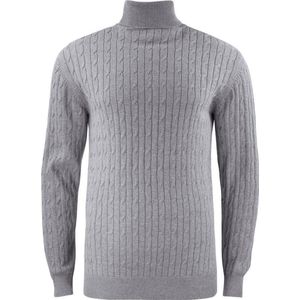 Cutter & Buck Blakely Rollerneck Heren 355422 - Grijs Melange - XL