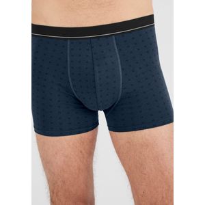 Damart - Set van 3 gesloten boxershorts, grotendeels van biologisch katoen - Heren - Blauw - (86-93) M