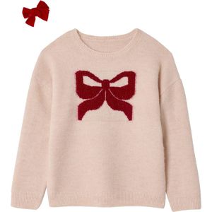 Vertbaudet - Kerstcadeauverpakking - Jacquard Trui - Meisjes - Met 2 Scrunchies