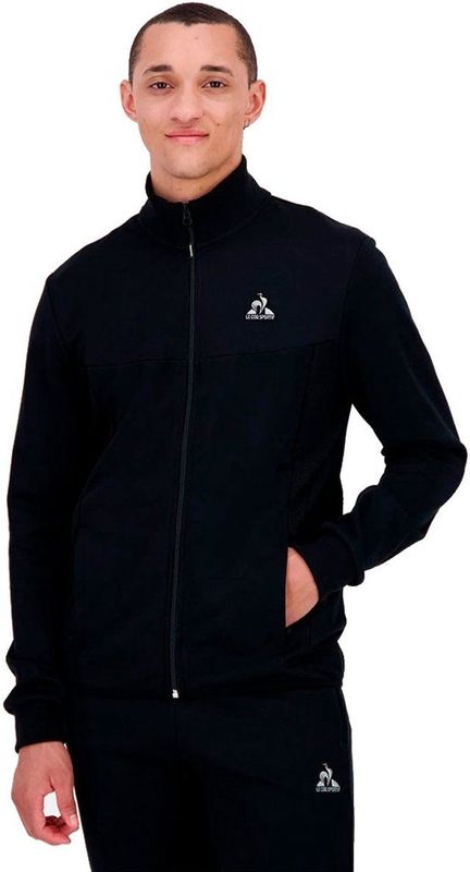 Le Coq Sportif - Tech Sp N°1 - Sweatshirt - Zwart - Met Rits