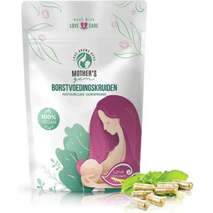 Mother's Gem borstvoedingskruiden met fenegriek - 33% meer inhoud per capsule dan Boezemvriendjes - Kruiden borstvoeding lactatie in capsules - Goed voor de melkproductie - Veganistisch - 45 stuks - 600 mg