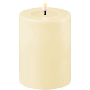 Luxe LED kaars - Crème LED Candle 7.5 x 10 cm - net een echte kaars! Deluxe Homeart