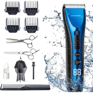 Professionele Tondeuse en Baardtrimmer met LED-display en Waterdicht Ontwerp voor Thuisgebruik